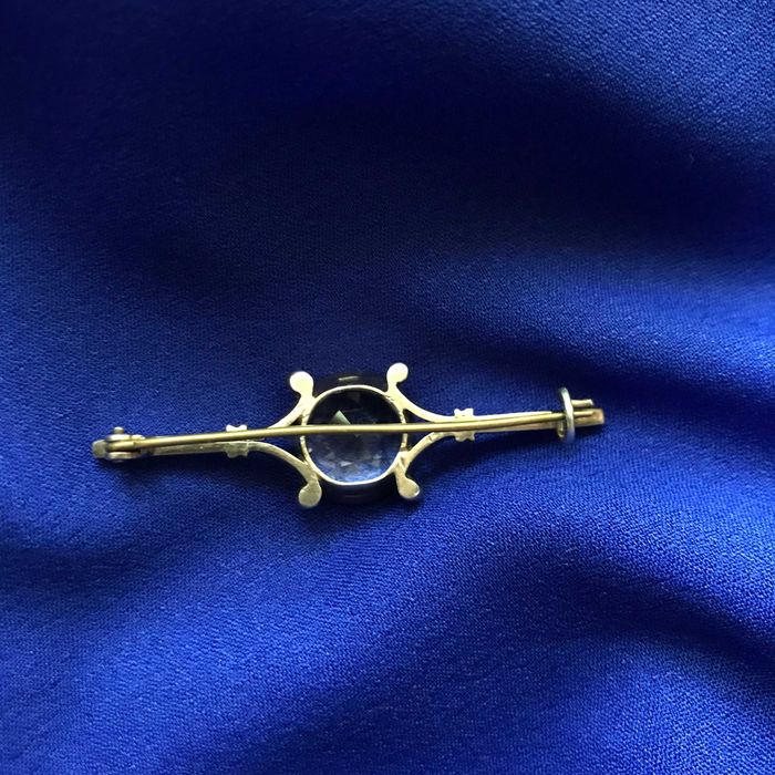 Редкая серебряная брошь СССР 875