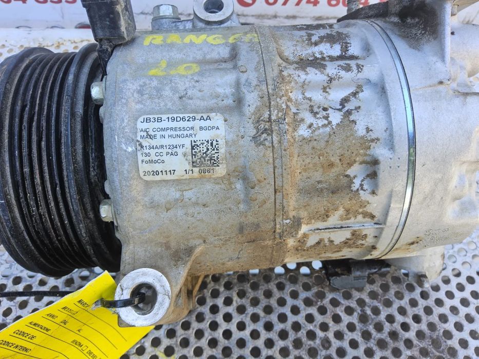 Compresor clima Ford Ranger 2.0 euro 6 cod jb3b19d629aa raptor