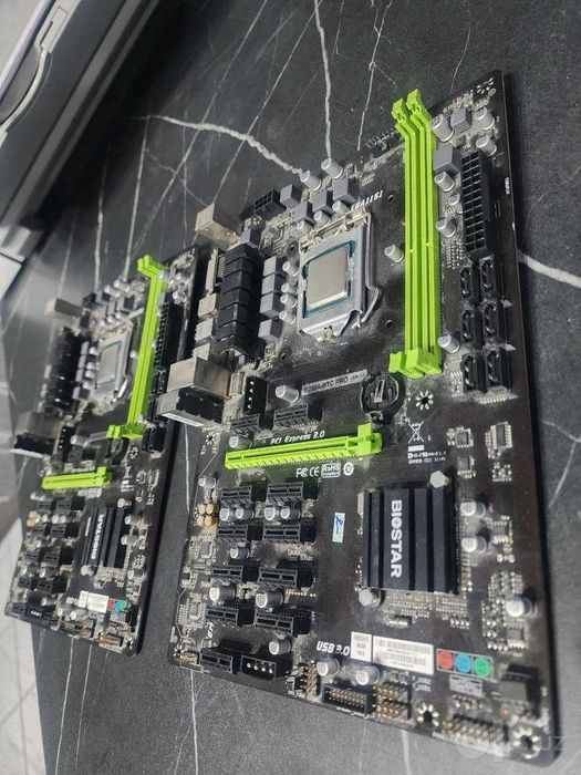 плата B250A btc Pro DDR4+CPU G4400
