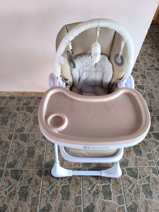 Scaun de masa, Kinderkraft Tummie, beige