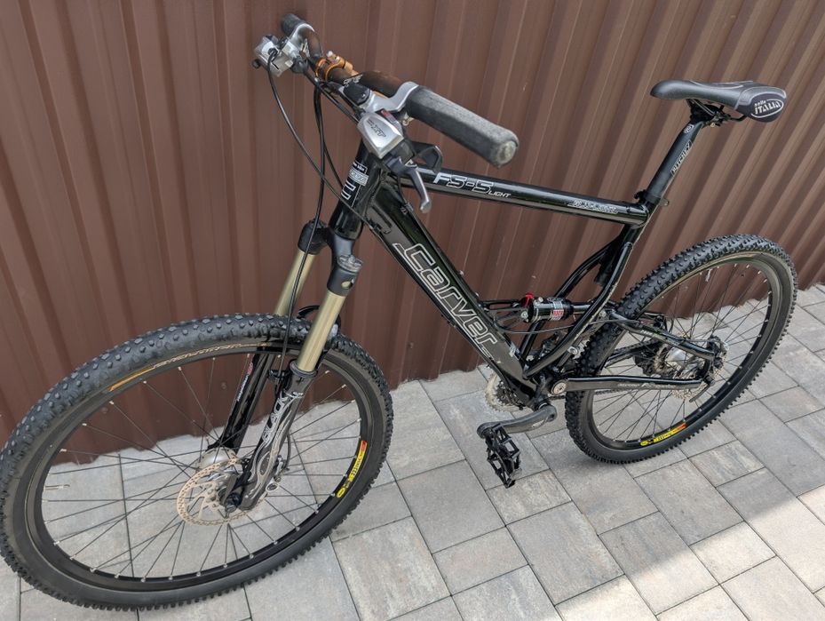 bicicleta MTB full suspension xt furca aer Manitou 120mm