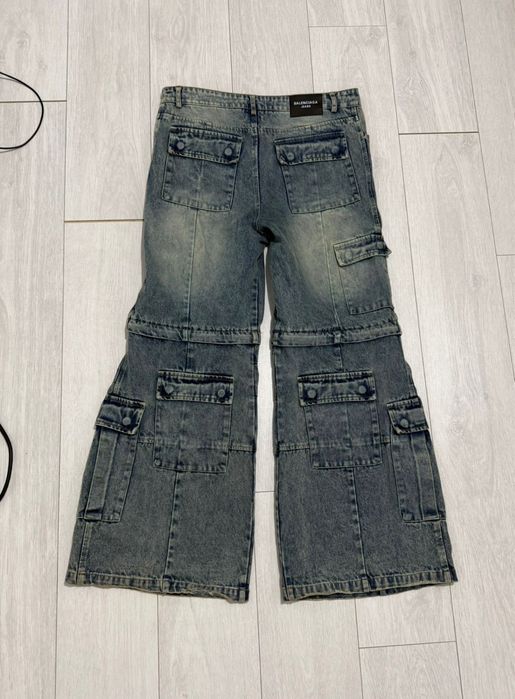 Balenciaga transformer flared denim