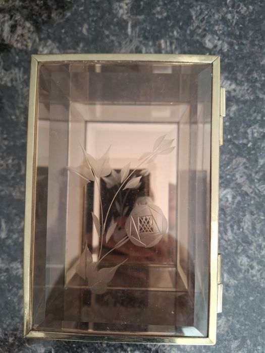 Cutie bijuterii geam cristal