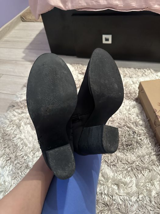 Botine din piele mata Invito 39