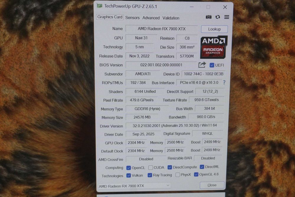 RX 7900 XTX 24GB Reference card видеокарта/ вкл ДДС