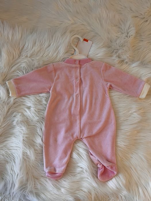 Плюшен бебишки гащеризон