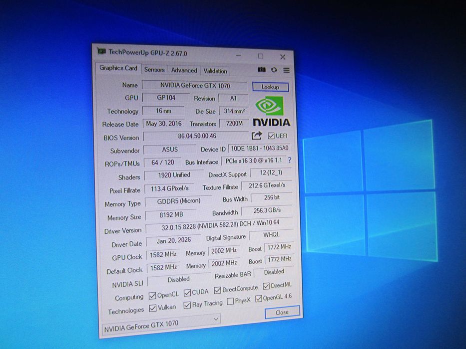 Гейм Ryzen 5 2600, 16GB с  GTX1070  , SSD  256GB 500GB HDD
