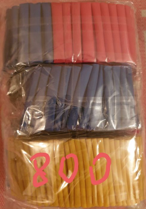 Новые Комплект трубок 800шт,  530шт. 328 шт. 164 шт. термоусадочные тр