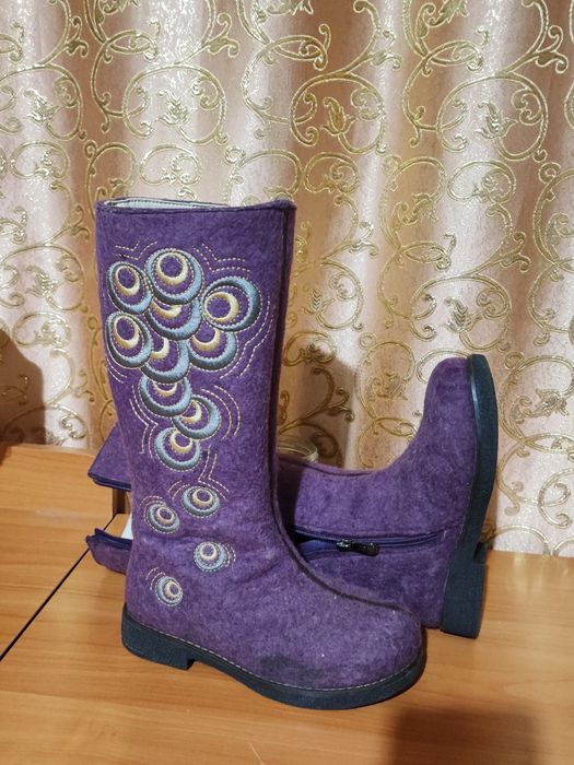 Сапоги вяленые 34р