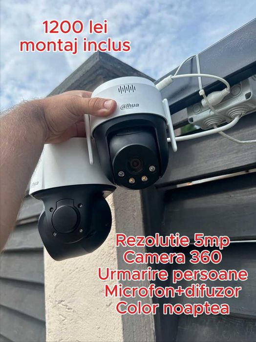 Sistem Camere supraveghere video 4k Dahua IP cu montaj Dej jud. Cluj