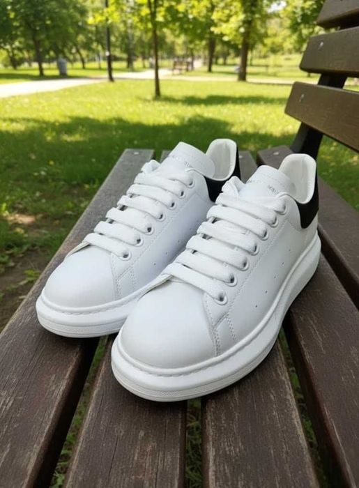 Adidasi Alexander Mcqueen Alb - Adidasi casual