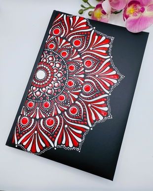 Agende pictate handmade in stil mandala