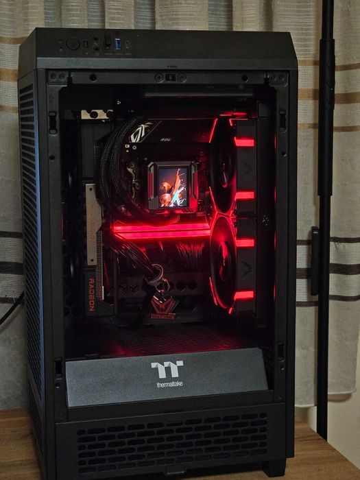 Нов Геймърски Компютър Ryzen 5 7500X3D / RX 9060 XT 16GB / 16GB DDR5 / 1TB NVMe SSD / 1080p 1440p Gaming PC / Гаранция