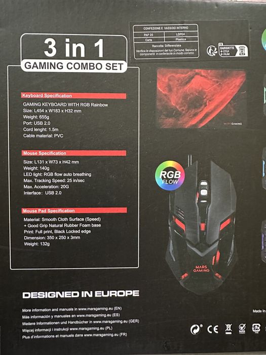 MRS Gaming MCP118 / Gaming Combo Set 3in1