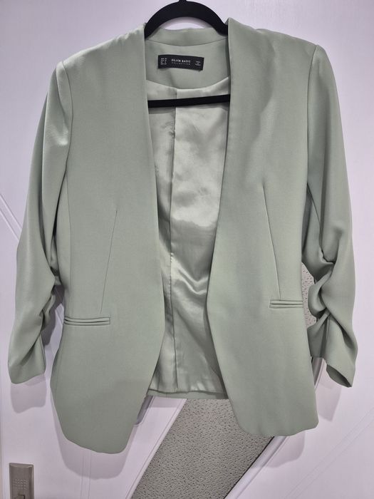 Сако в зелено 3/4 ръкави