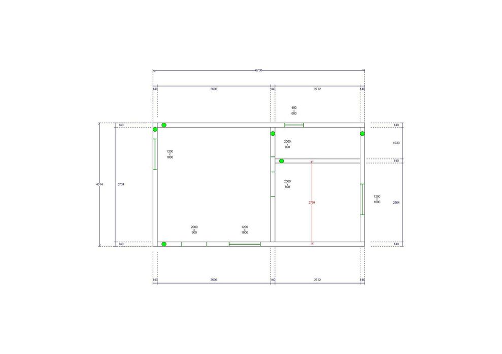 КРЕДИТ- Бунгала, Къщи, Сглобяеми къщи, Преместваеми 27м2 - 6.75мх4.02м