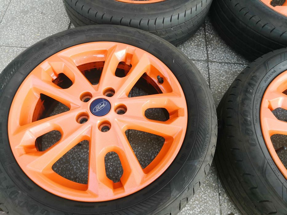 5х108 Форд торнео Ford torneo 5x108 17 цола джанти с датчици гуми 205 55 17 Goodyear