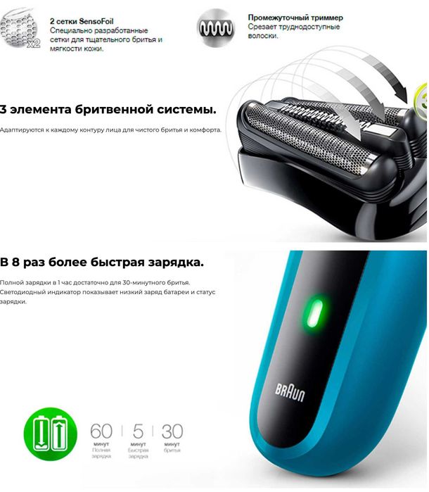 Новая - Электробритва Braun Series 3 300s
