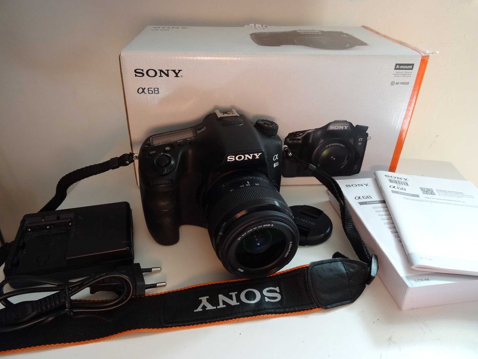 Sony a68 (IBIS: 5-осева стаб. на матрицата) + 18-55mm - 2200 кадъра