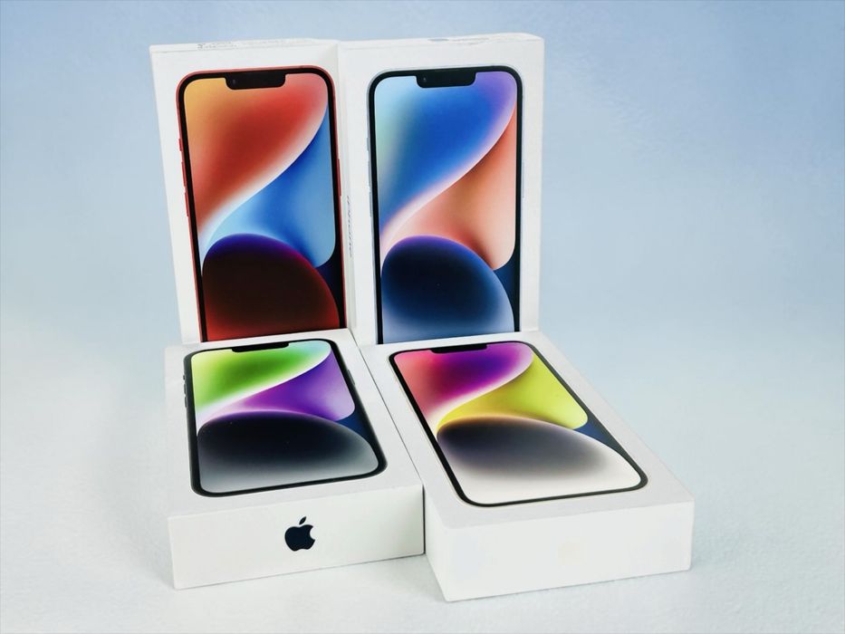 НОВ! Apple iPhone 14 128GB Midnight / Starlight / Blue / Red Гаранция!