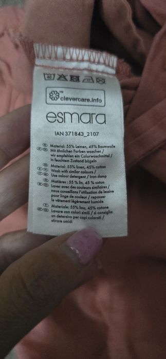 Pantaloni in Esmara 42 + bluza vară S-L boho | set lejer