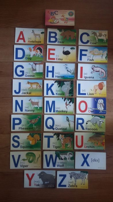 Карточки Английский алфавит