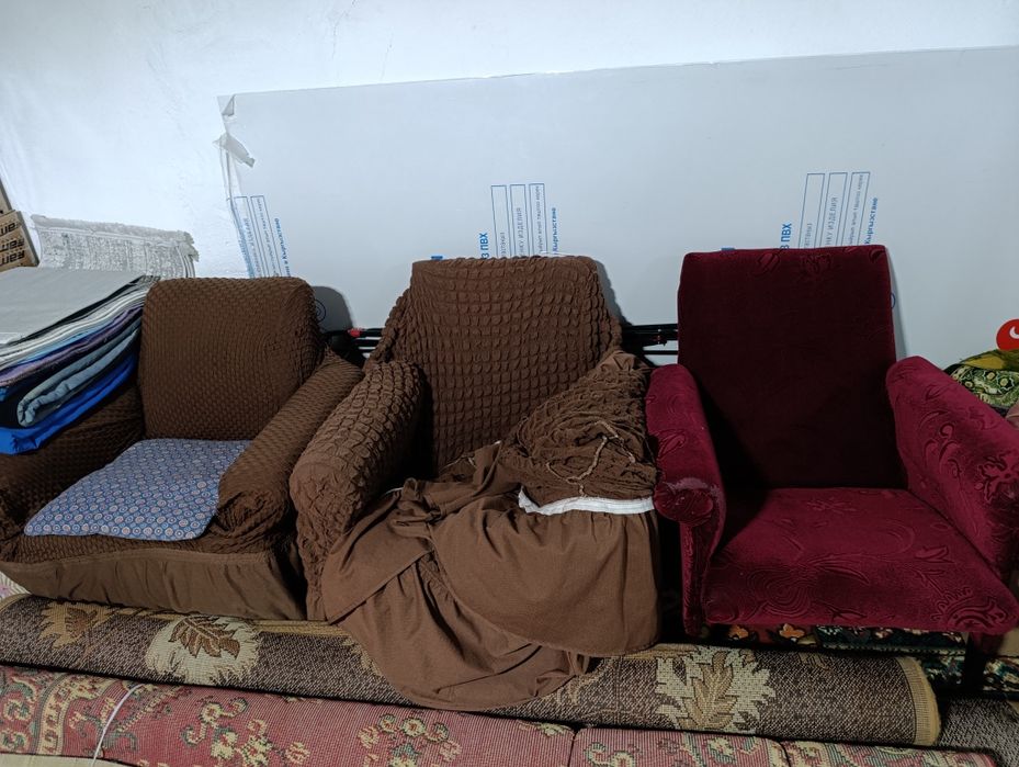 Диван с 3 креслами