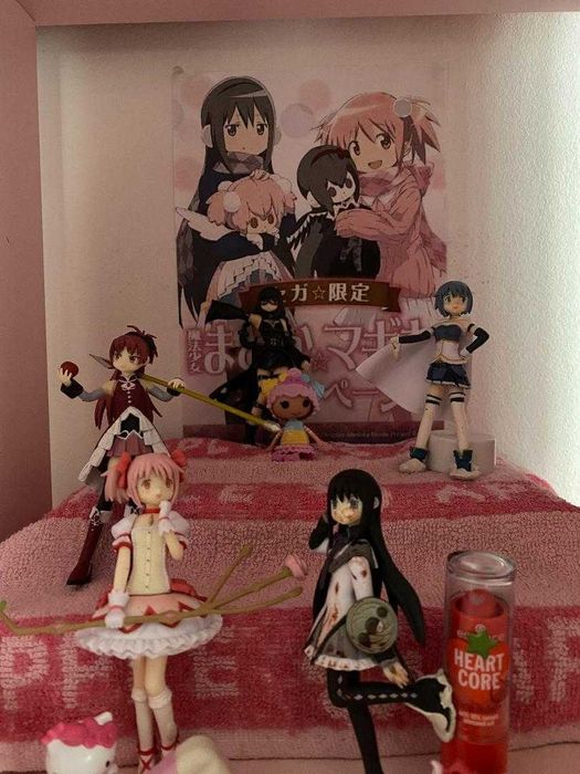 set figurine anime manga madoka magica - originale