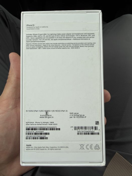 Iphone 13, 128 gb, 91 % акб