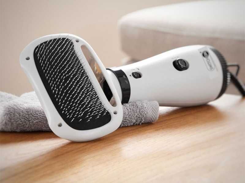 НОВИ! Сешоар четка за домашни любимци 300W тих 2 режима