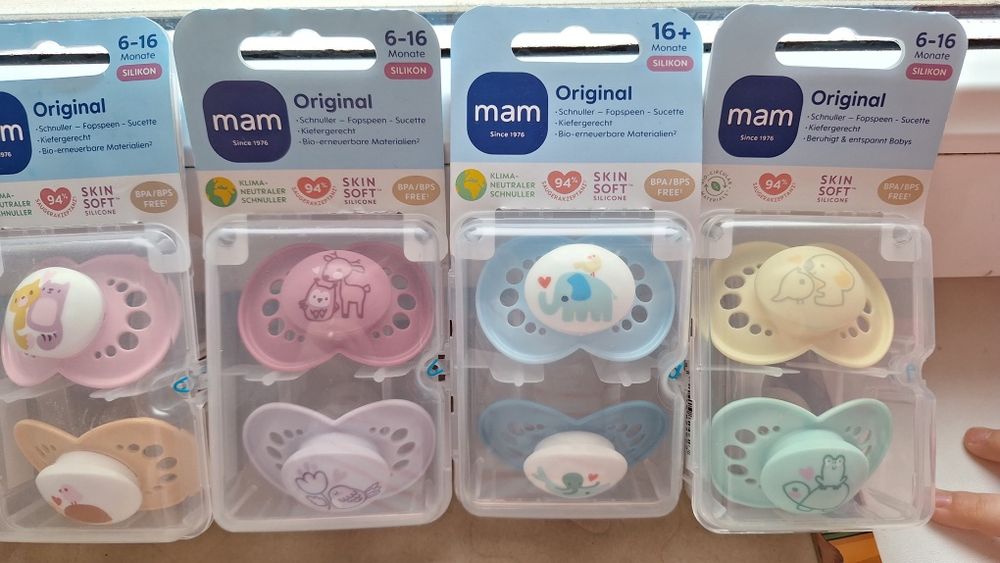 Suzete Mam 0-6 6-16 și 16+