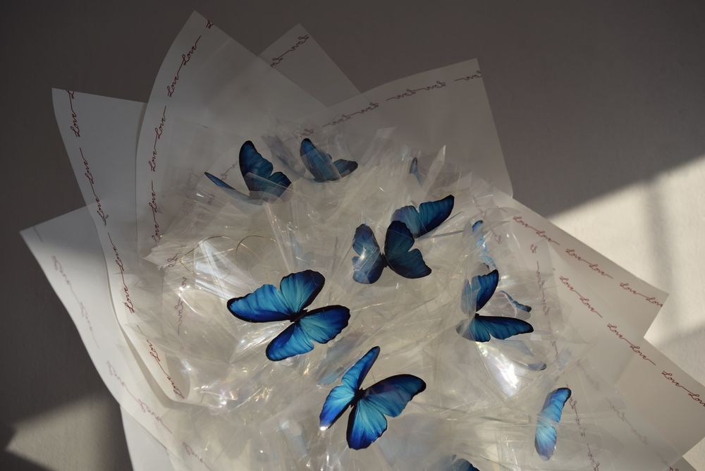 Букет из бабочек