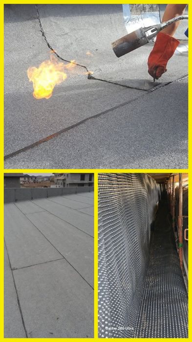 hidroizolații / reparații acoperiș / terase / balcoane