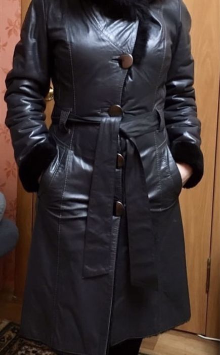 Кожаная,замшевая Дубленка