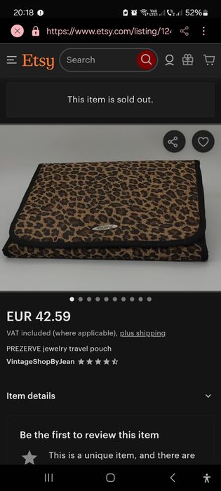 Husa bijuterii pentru călătorii