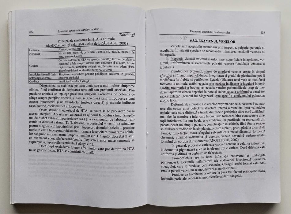 Tehnici de examinare clinica la animale, C. Falca, Gh. Ciorba, 2003