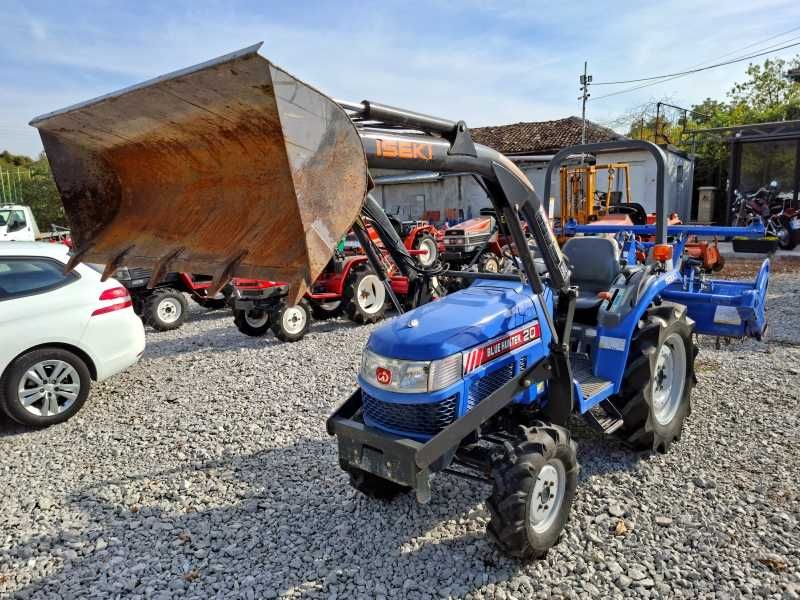 Японски трактор ISEKI TH20 20 к.с. 4WD с фреза и челен товарач - ДЖЕЙ ТРЕЙДИНГ