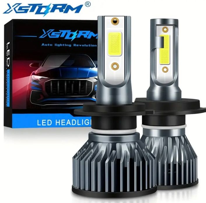 Led крушки H4, H7, H8, H11, H1 15000LM 12V 6000k