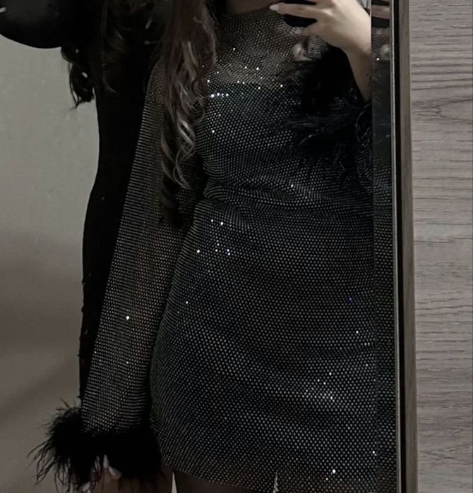 Платье-сетка/накидка