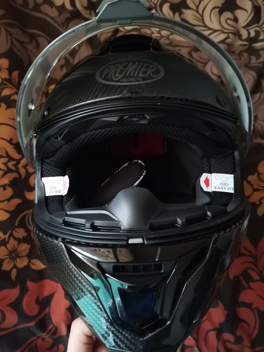 Карбонова Каска за мотор Premier Hyper Carbon 2 броя