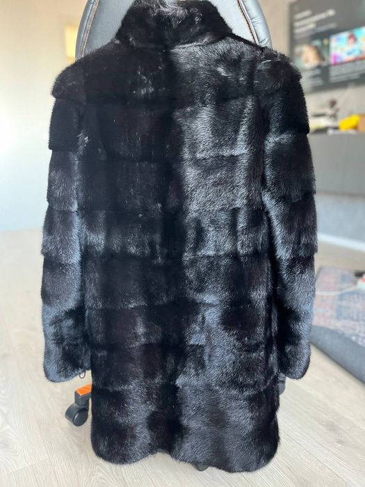 blana de nurca naturala neagră