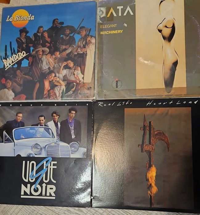Cutie discuri vinil - mystery box - peste 70 discuri
