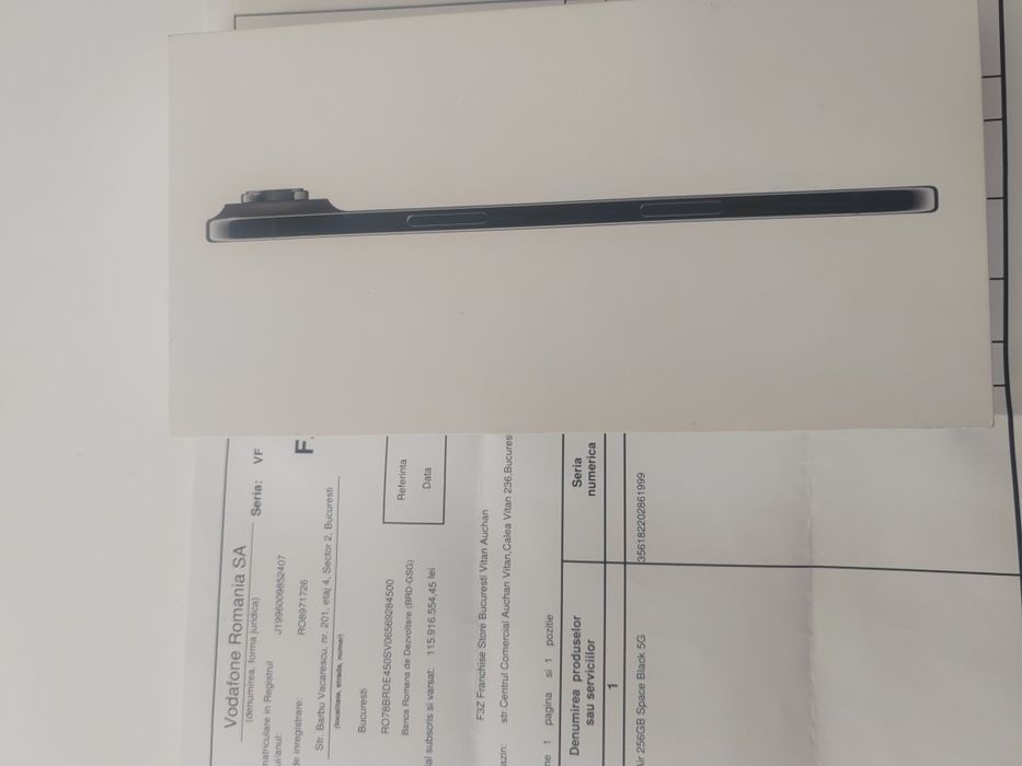 IPhone 17 air 256gb negru Sigilat factura garantie