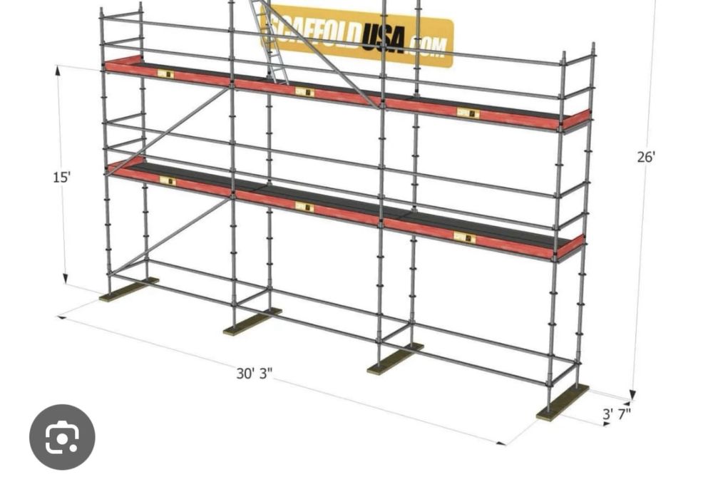 Рамково скеле 800м2 под наем