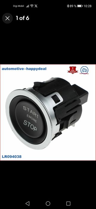Start Stop Button pentru Range Rover Sport L494 Original LR094038 E
