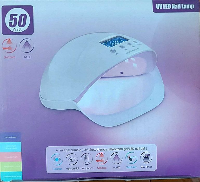 Новая UV/LED лампа для cушки гелей и гель-лаков для ногтей 50W