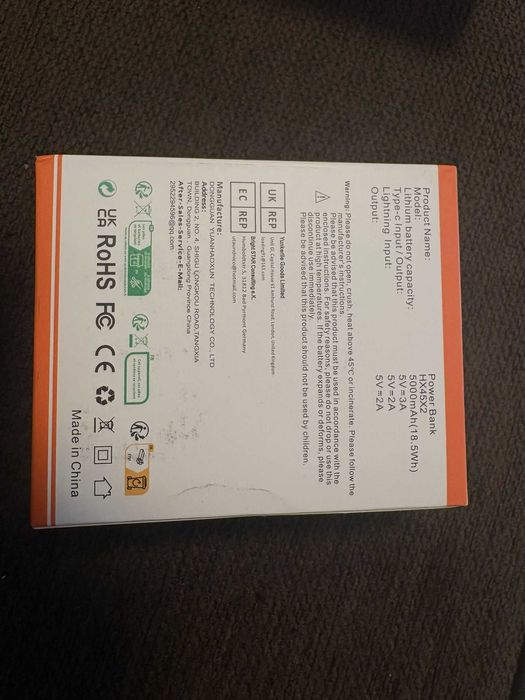 5000mAh Mini Power Bank  iPhone