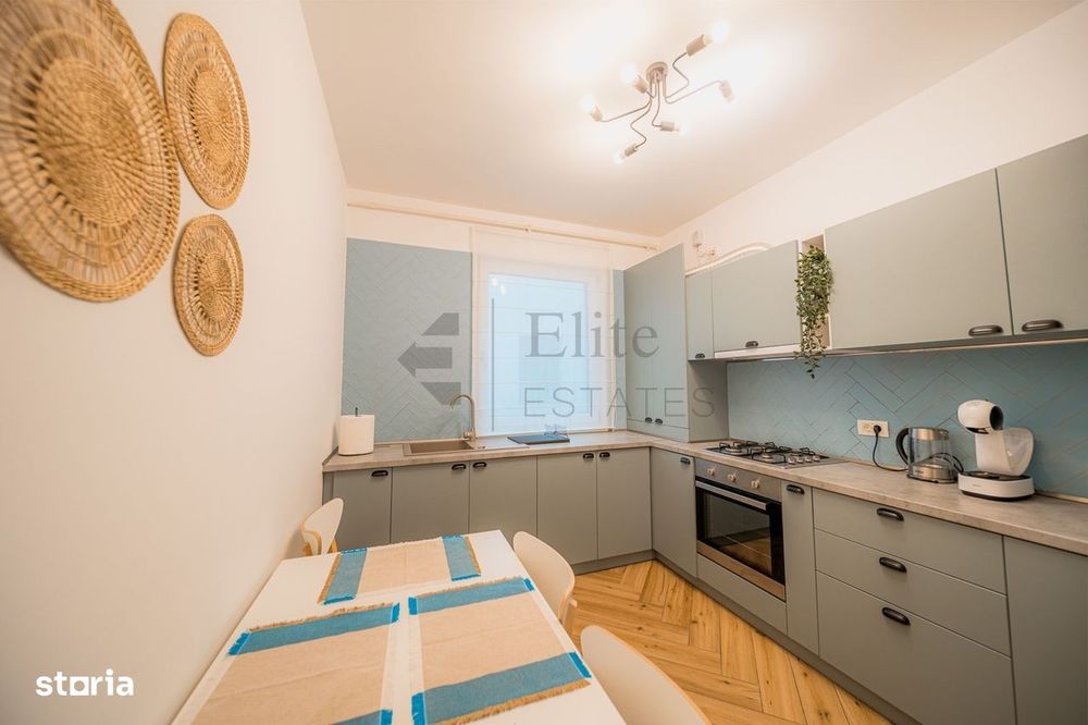 Apartament modern cu 3 camere de închiriat – complet mobilat și utilat