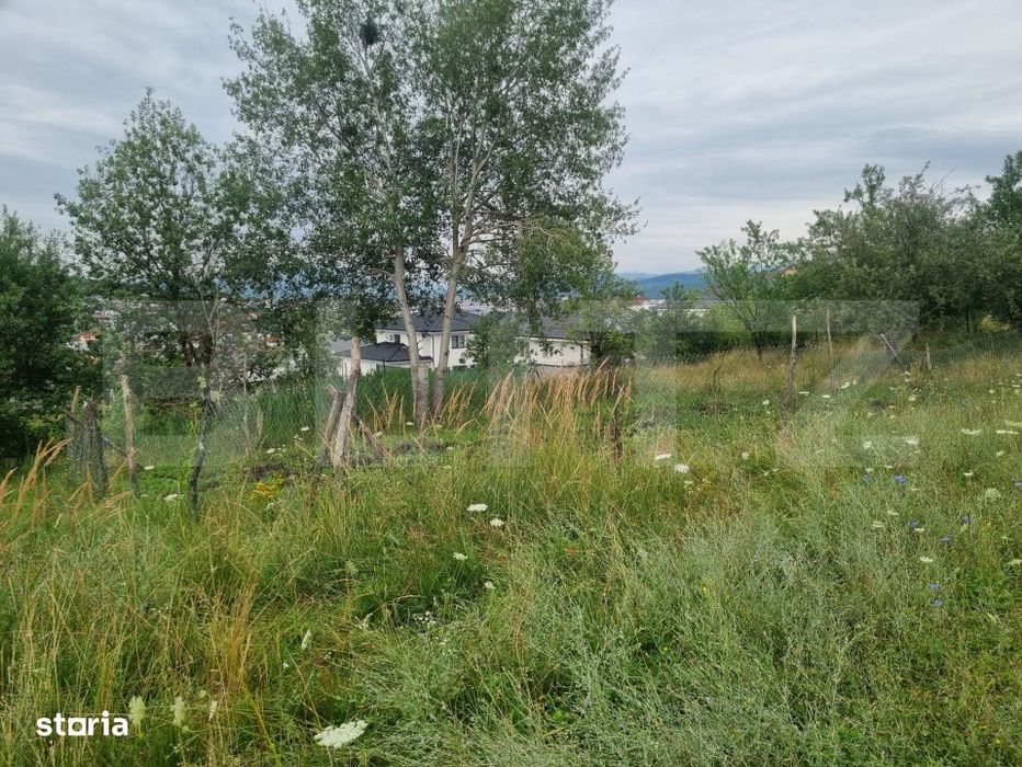 Teren 700 mp cu priveliste spre oras, disponibil si parcelat, Bistrita