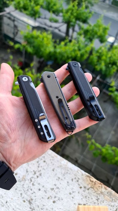 CRKT LCK+ Linerlock Blackout Tanto 3802 флипер нож